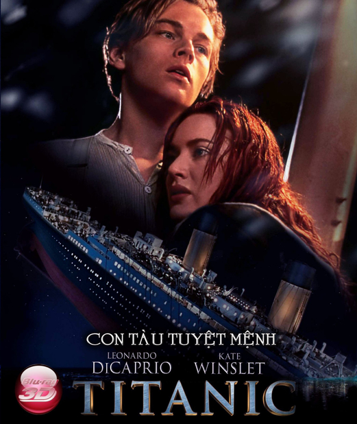 D102. Titanic - Con Tàu Tuyệt Mệnh 3D 25G (DTS-HD 5.1)  